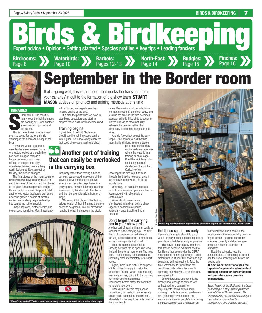 Cage & Aviary Birds Preview Pages