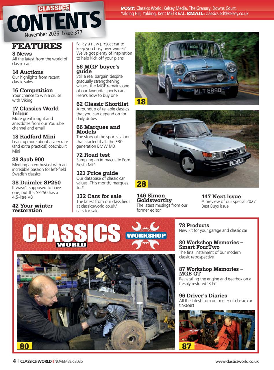 Classics World Preview Pages