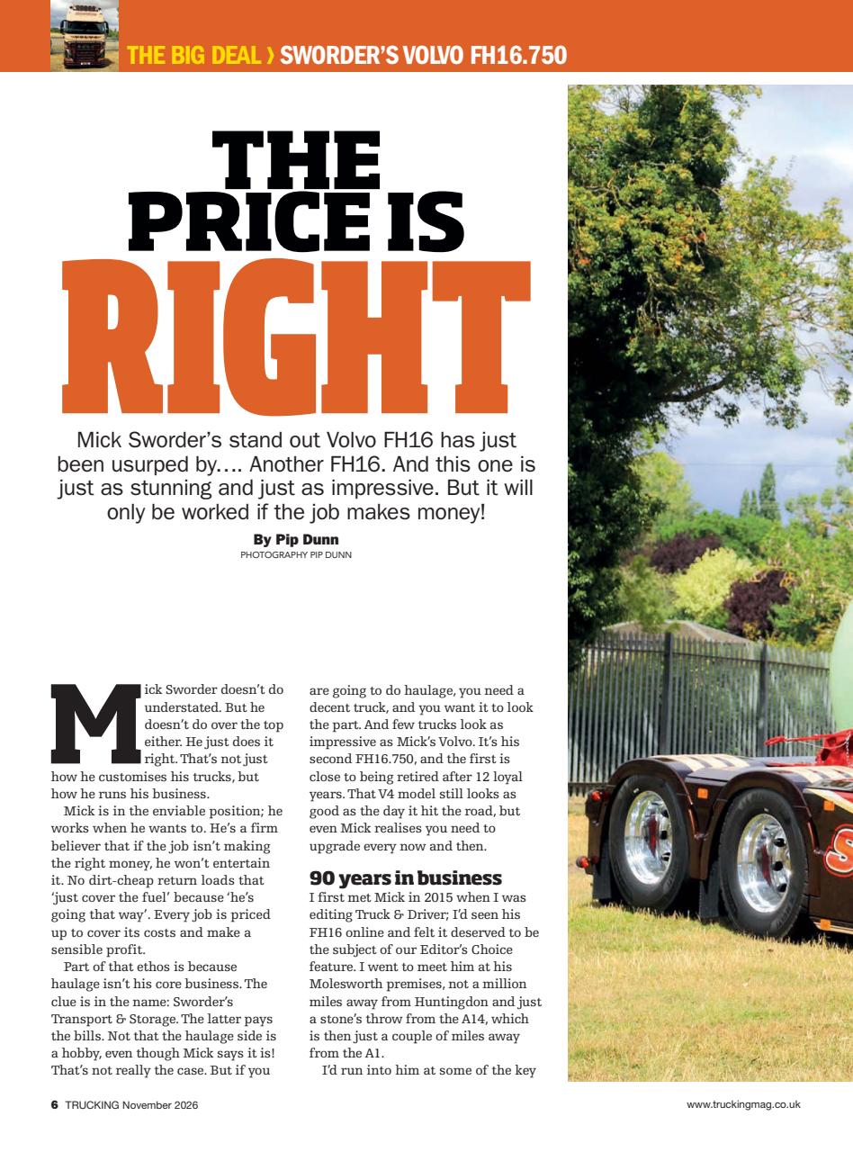 Trucking Magazine Preview Pages