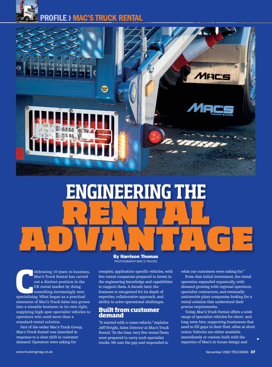 Trucking Magazine Preview Pages