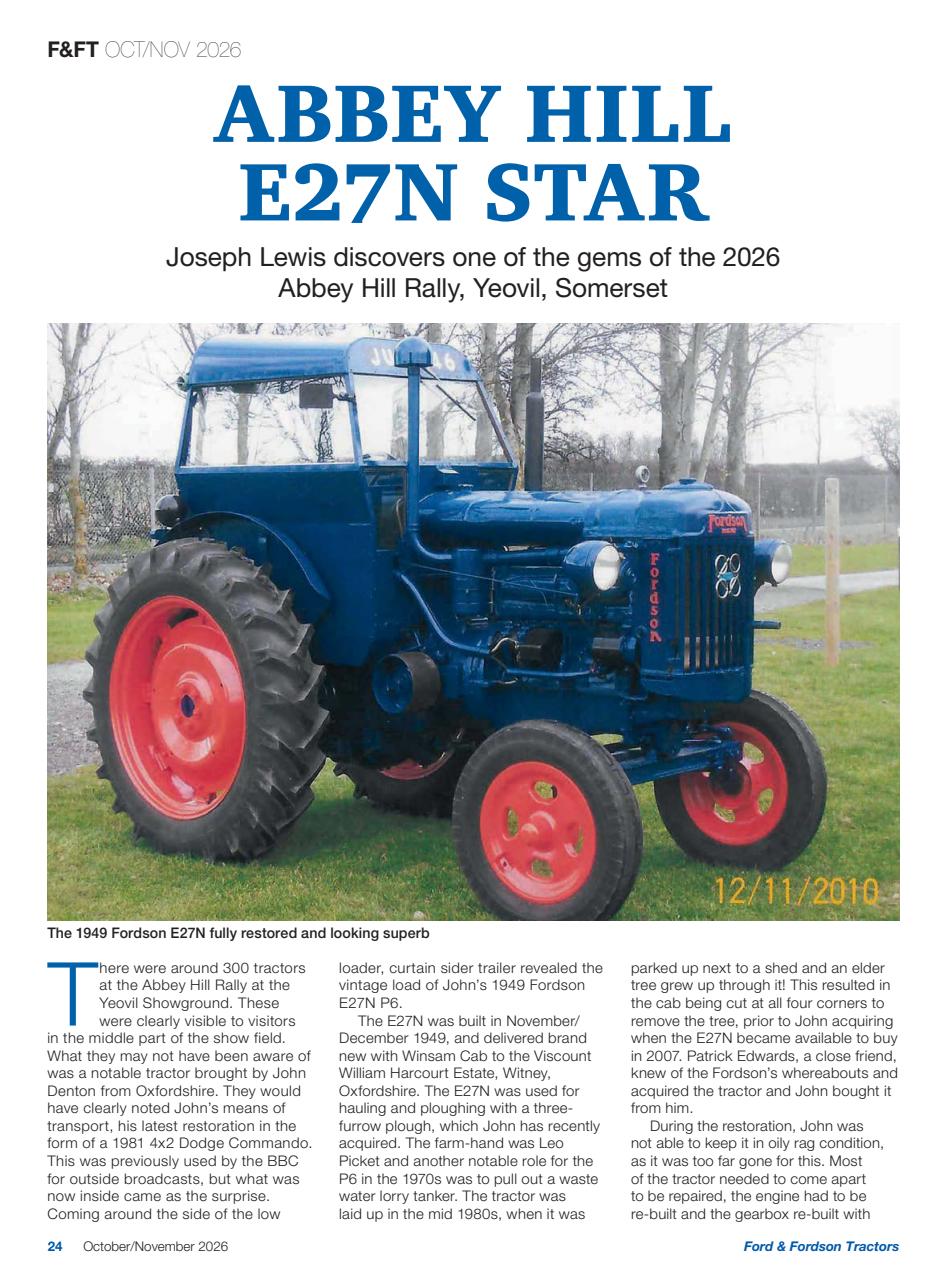 Ford & Fordson Preview Pages