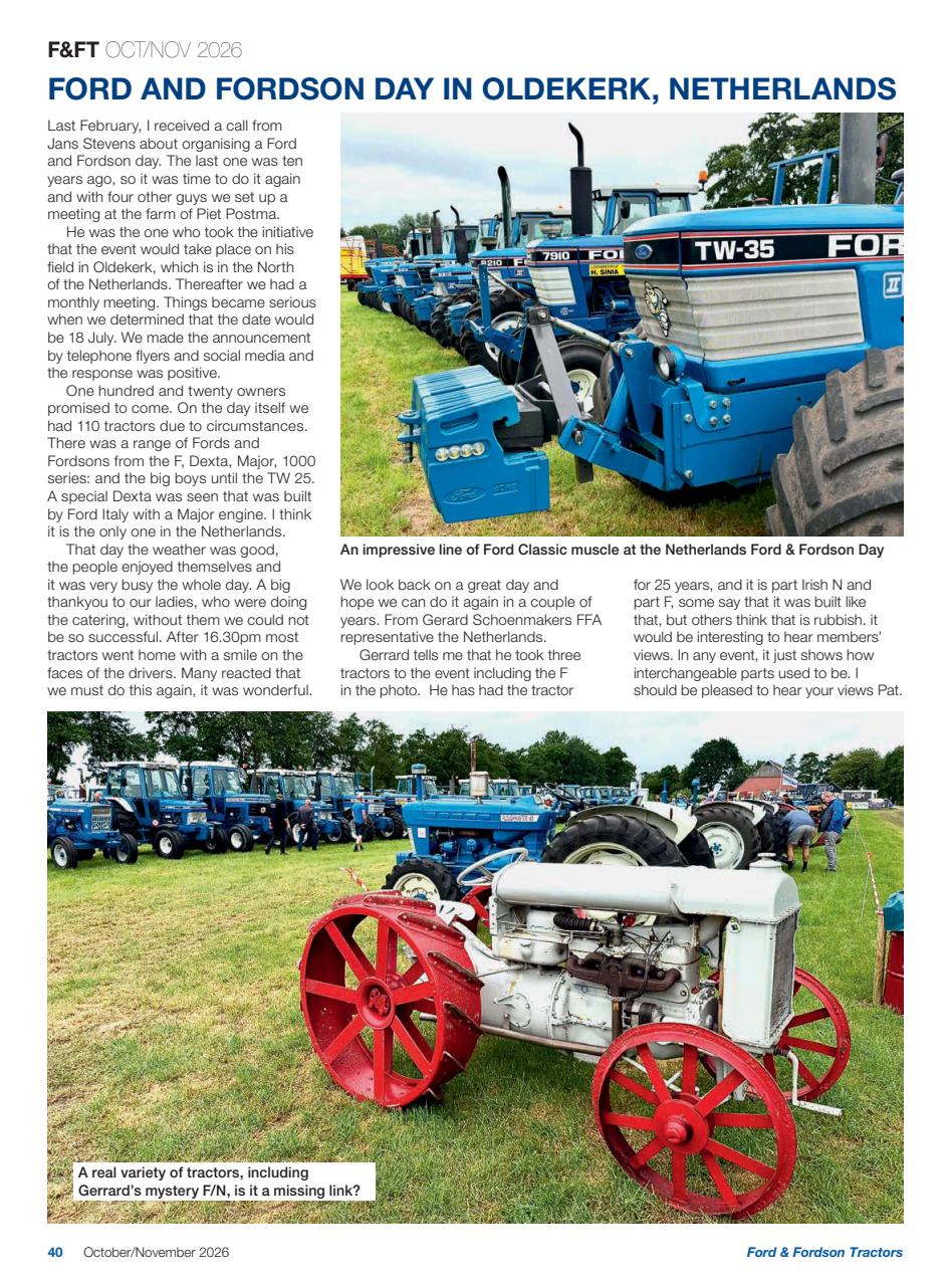 Ford & Fordson Preview Pages