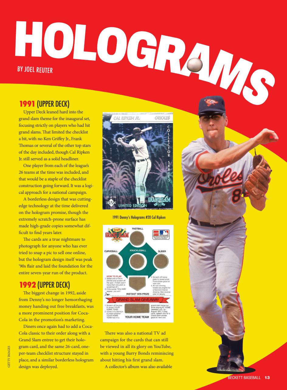 Beckett Baseball Magazine Preview Pages