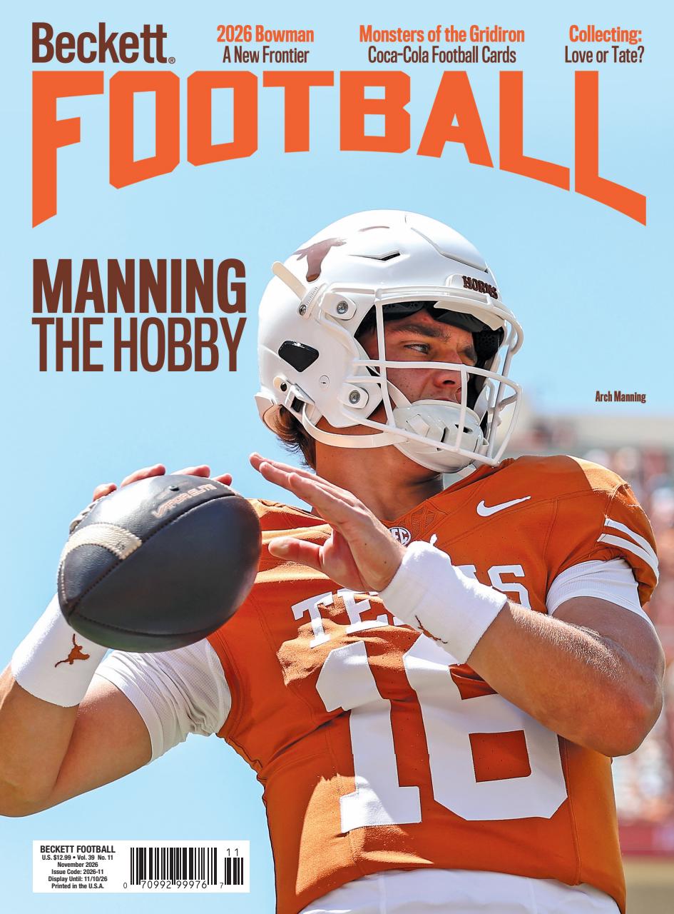 Beckett Football Magazine Preview Pages