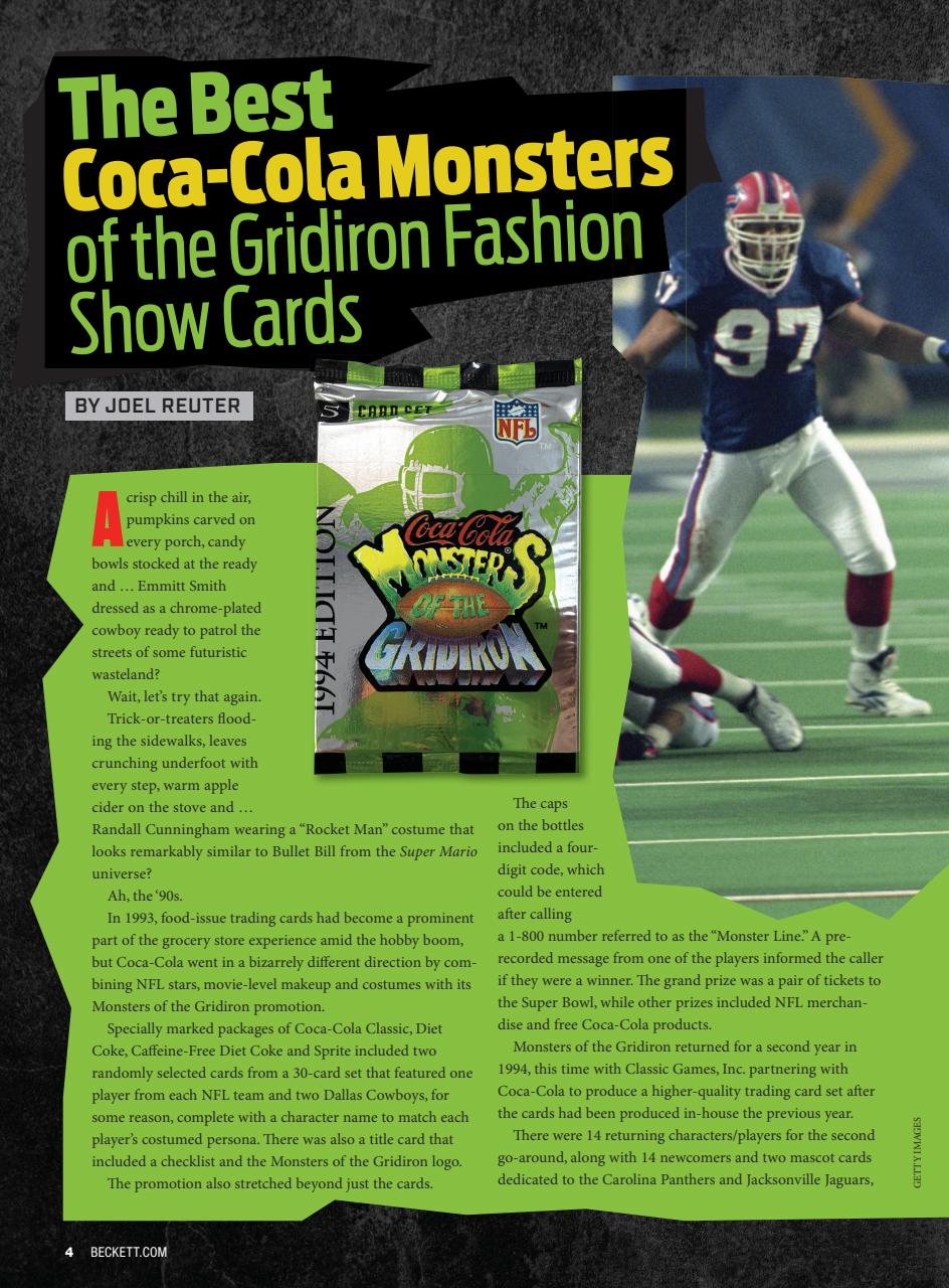 Beckett Football Magazine Preview Pages