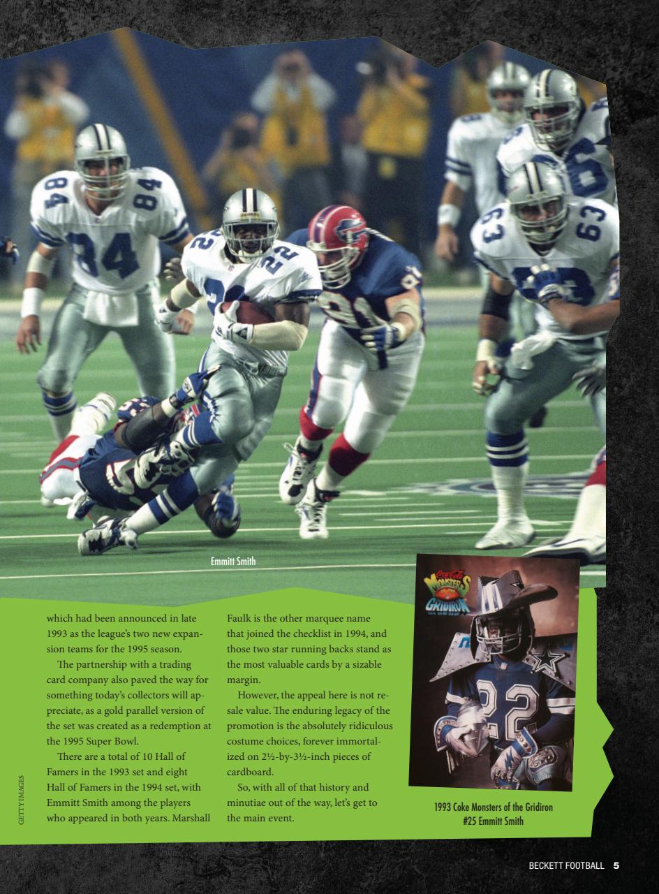 Beckett Football Magazine Preview Pages