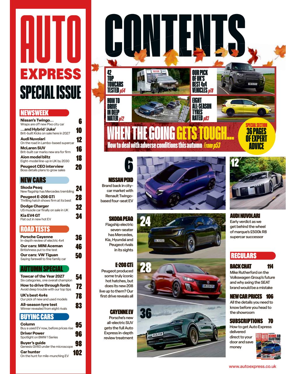 Auto Express Preview Pages