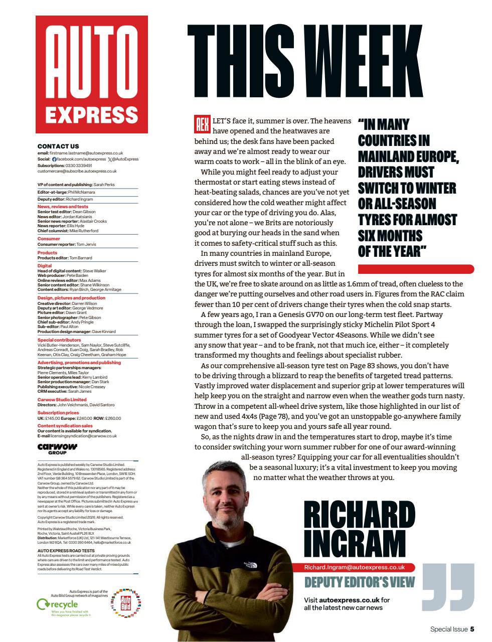 Auto Express Preview Pages