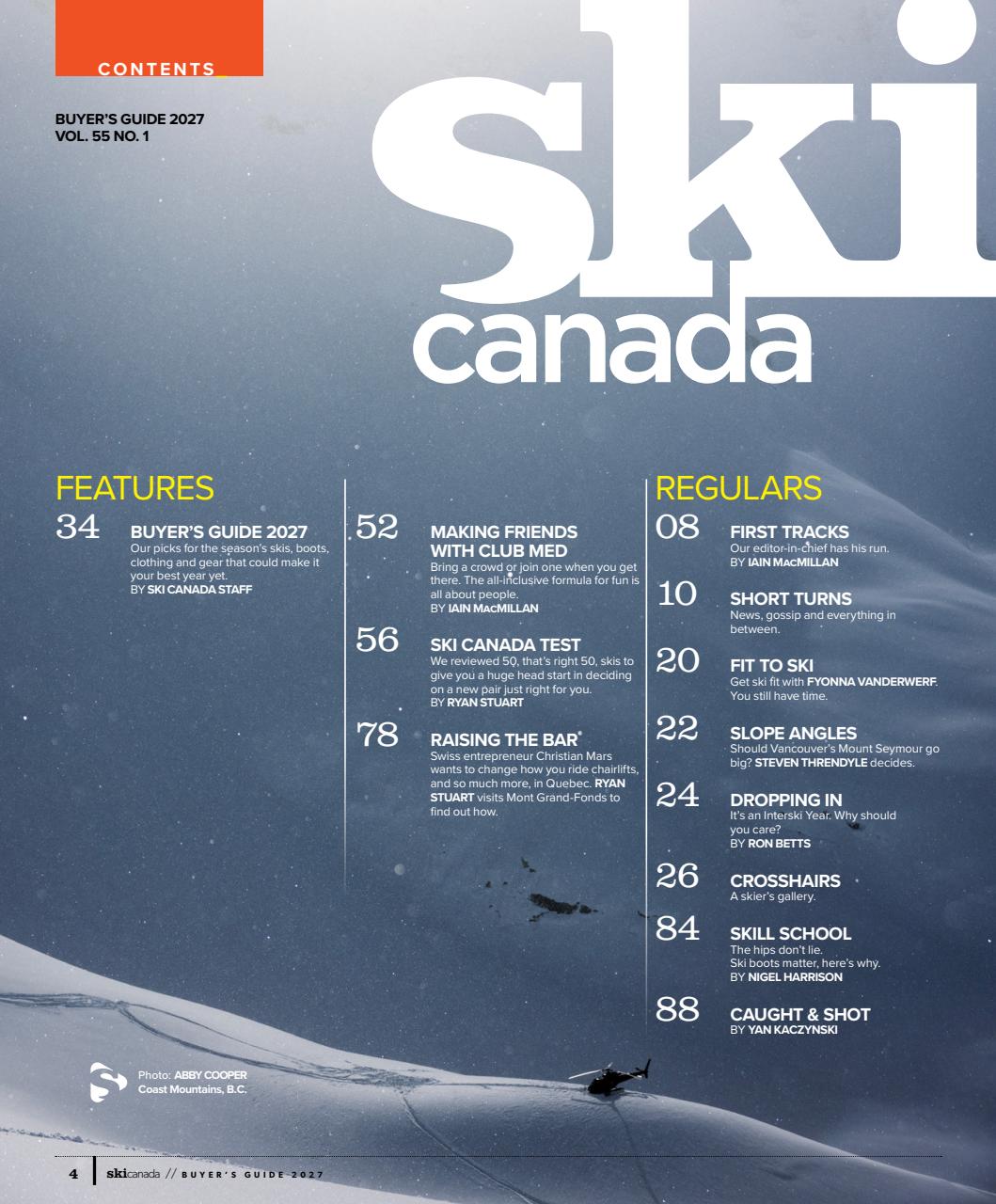 Ski Canada Preview Pages