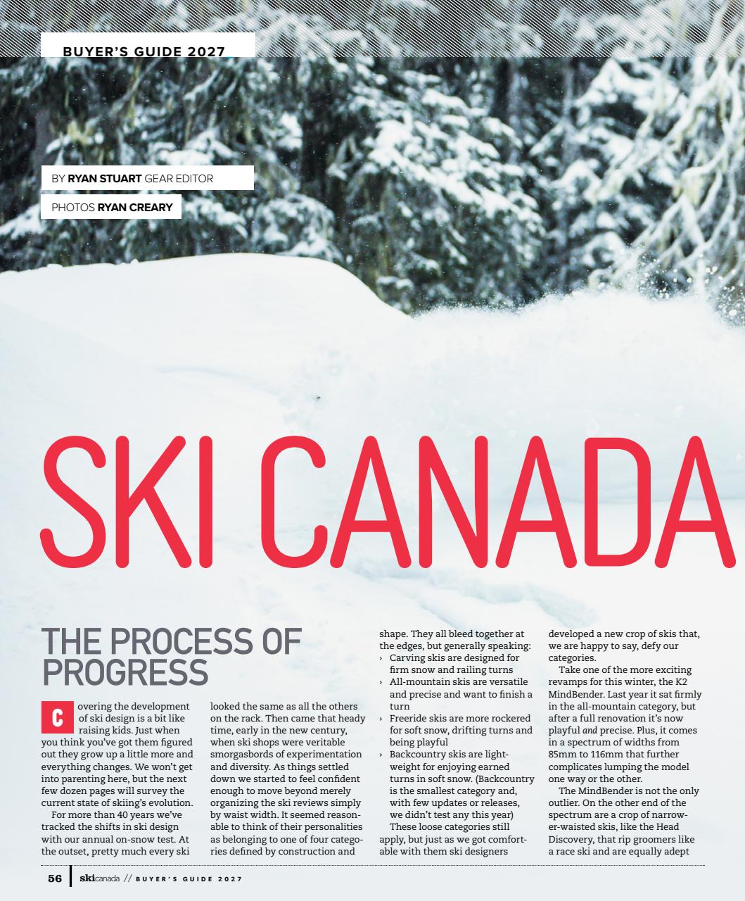 Ski Canada Preview Pages