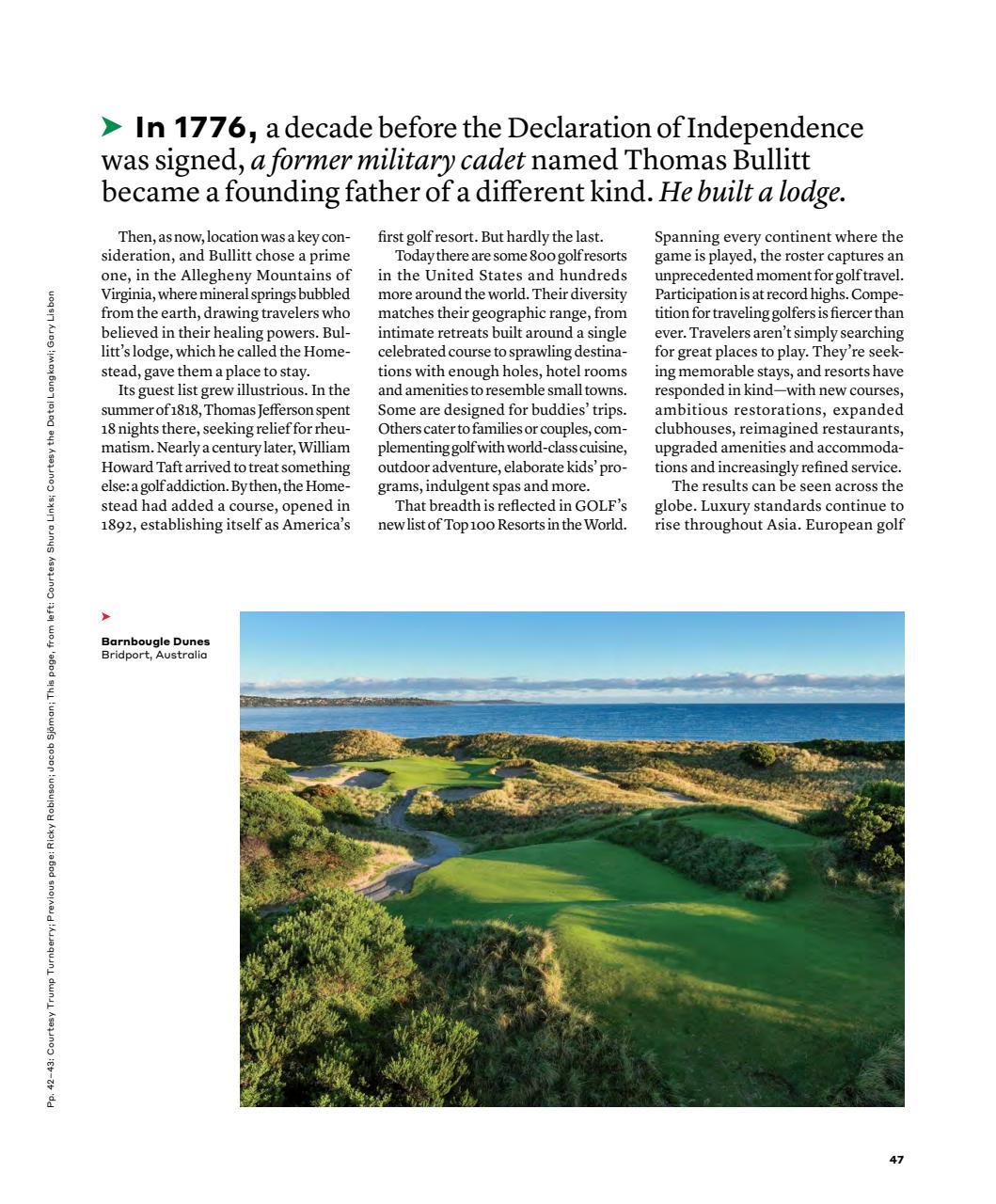 Golf Magazine Preview Pages