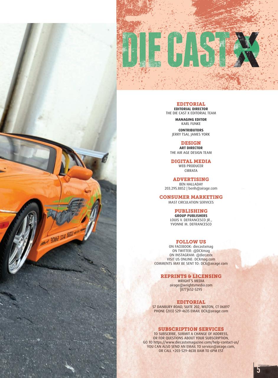 Die Cast X Magazine Preview Pages