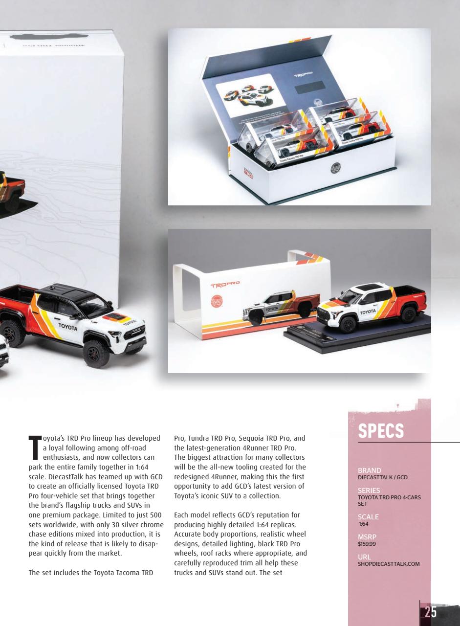 Die Cast X Magazine Preview Pages