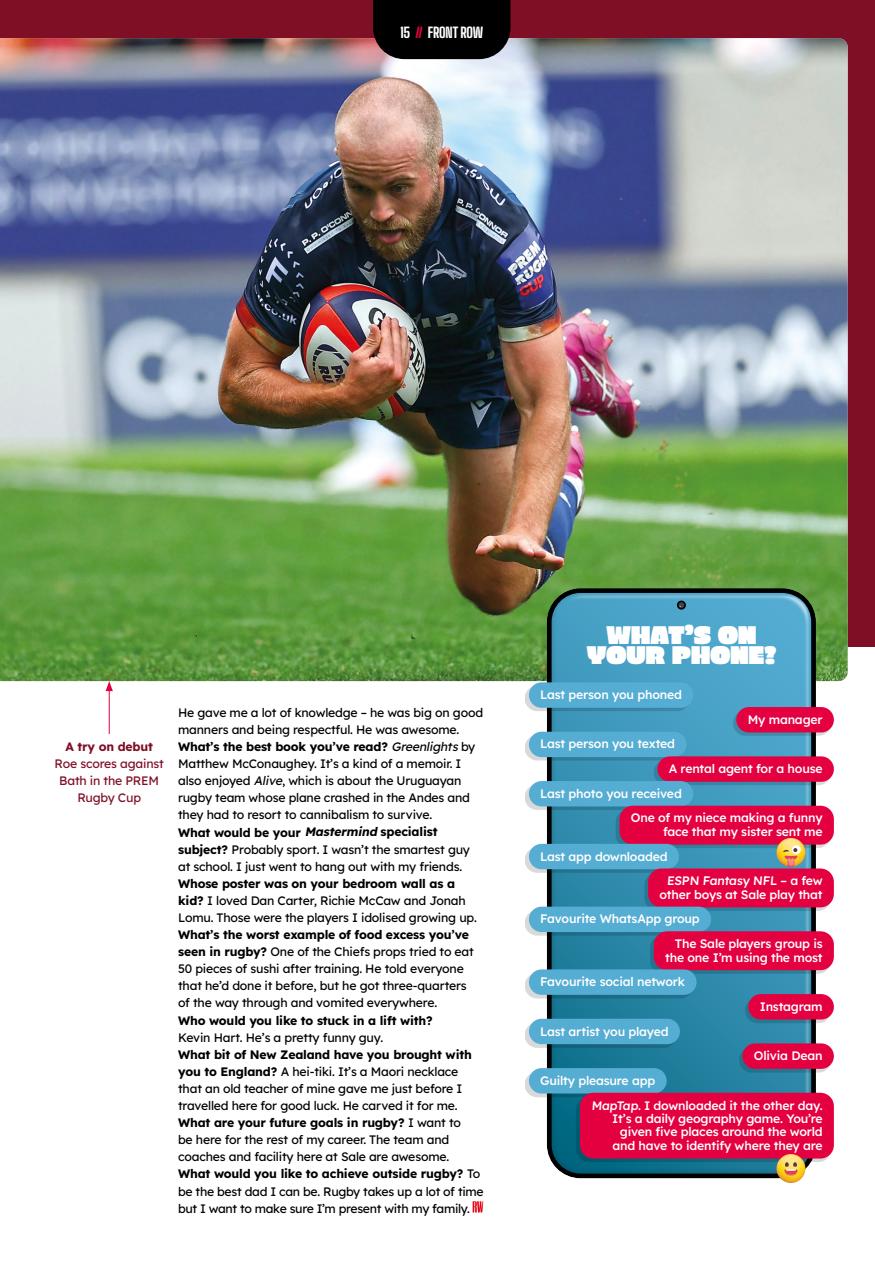 Rugby World Preview Pages
