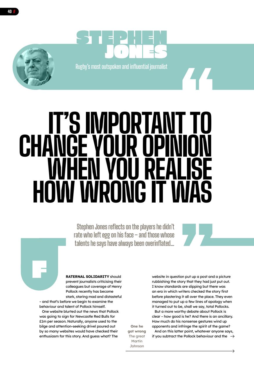 Rugby World Preview Pages