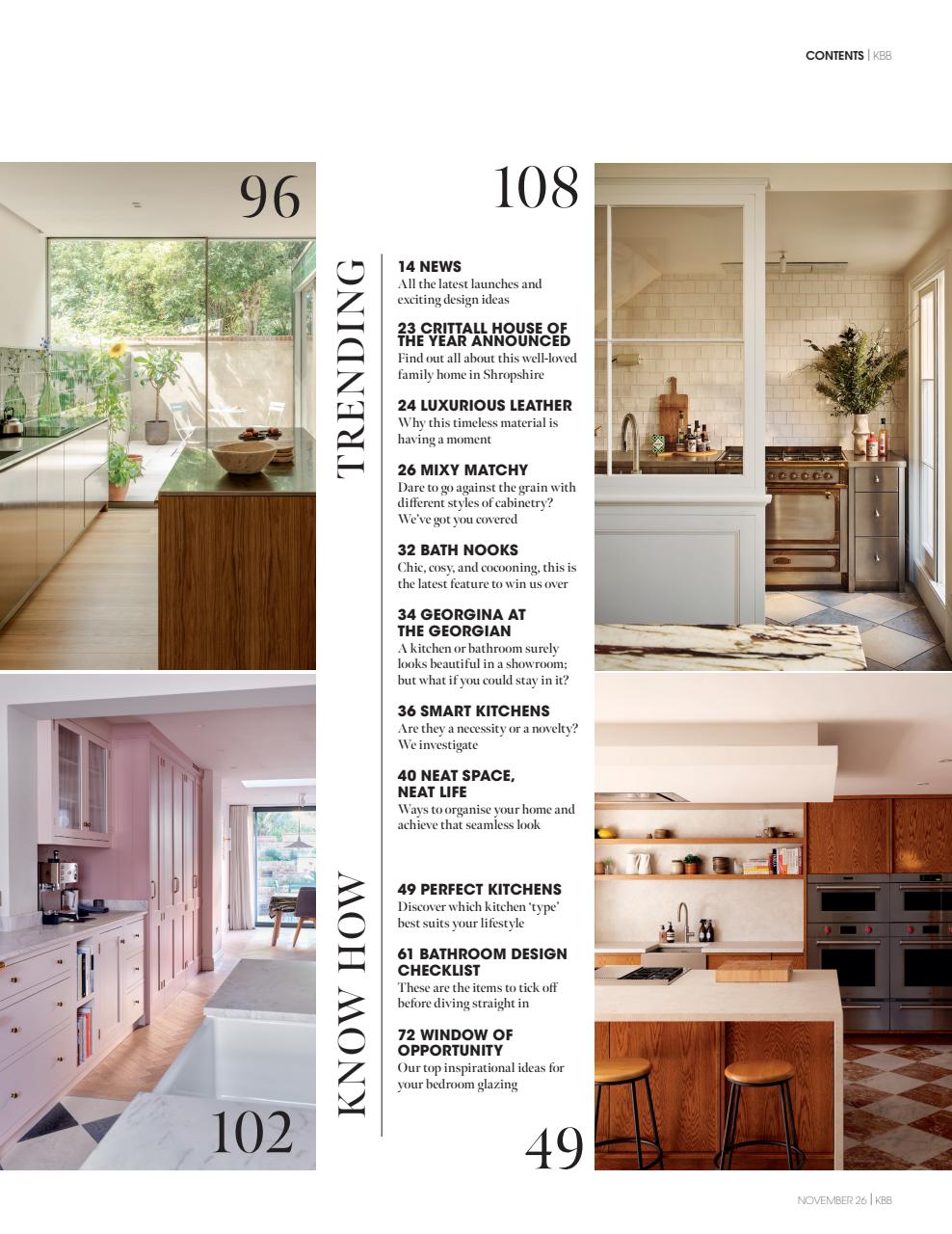 Kitchens Bedrooms & Bathrooms magazine Preview Pages