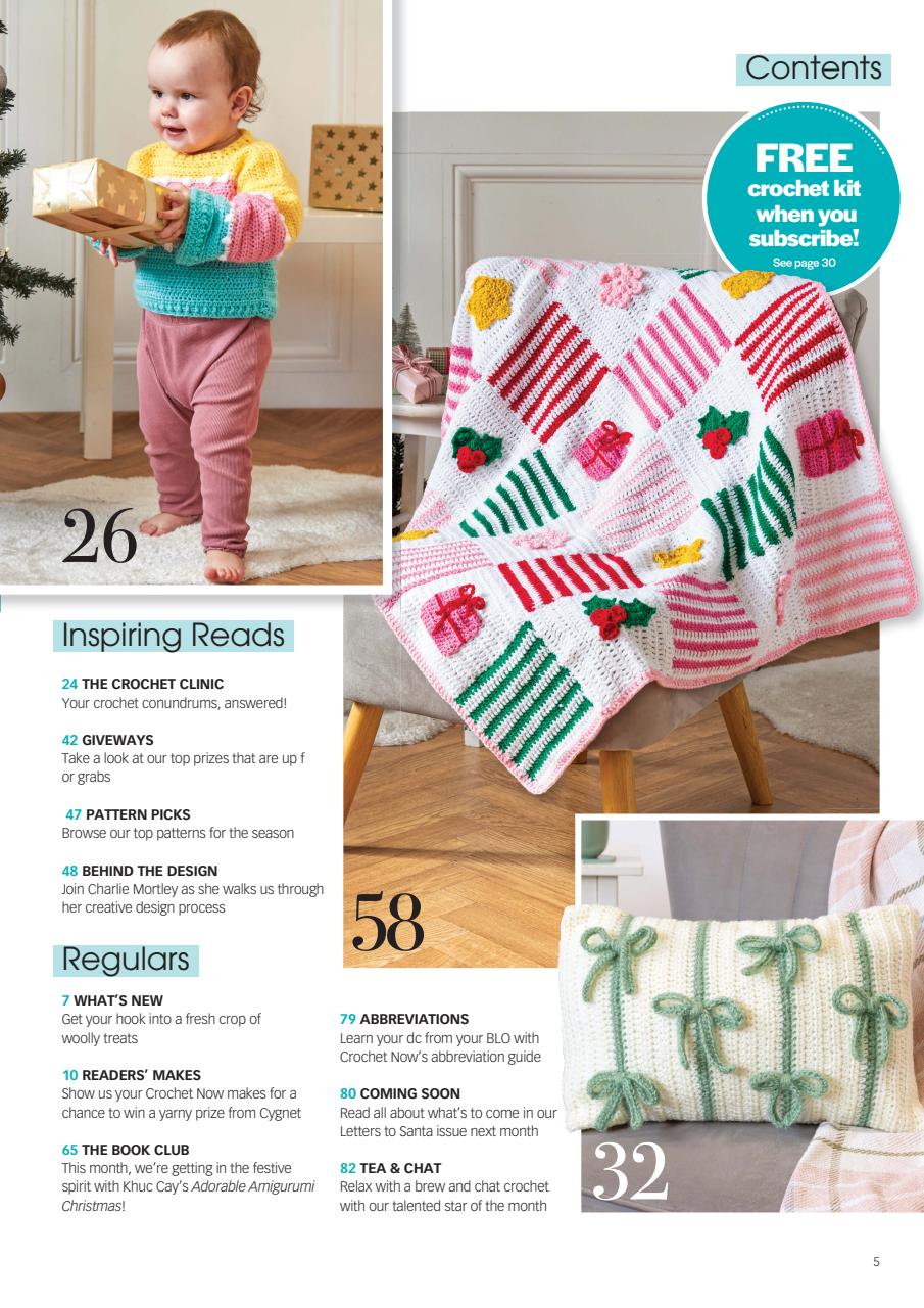 Crochet Now Magazine Preview Pages