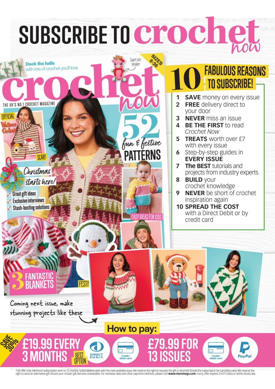 Crochet Now Magazine Preview Pages