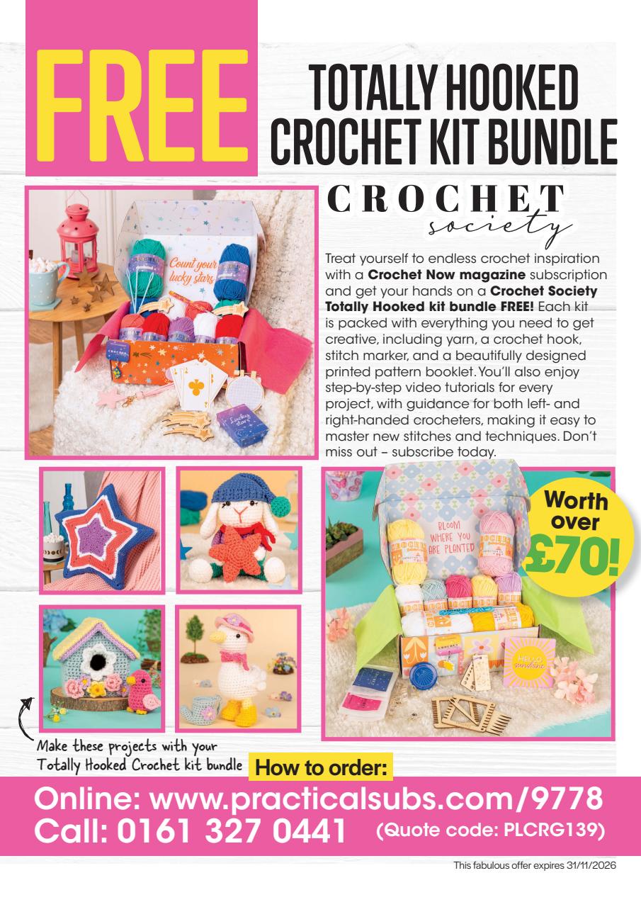 Crochet Now Magazine Preview Pages