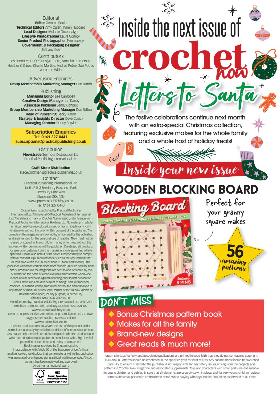 Crochet Now Magazine Preview Pages