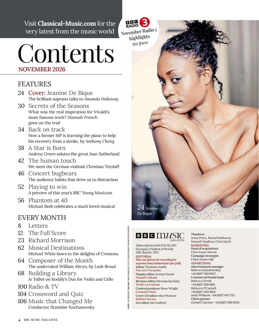 BBC Music Magazine Preview Pages