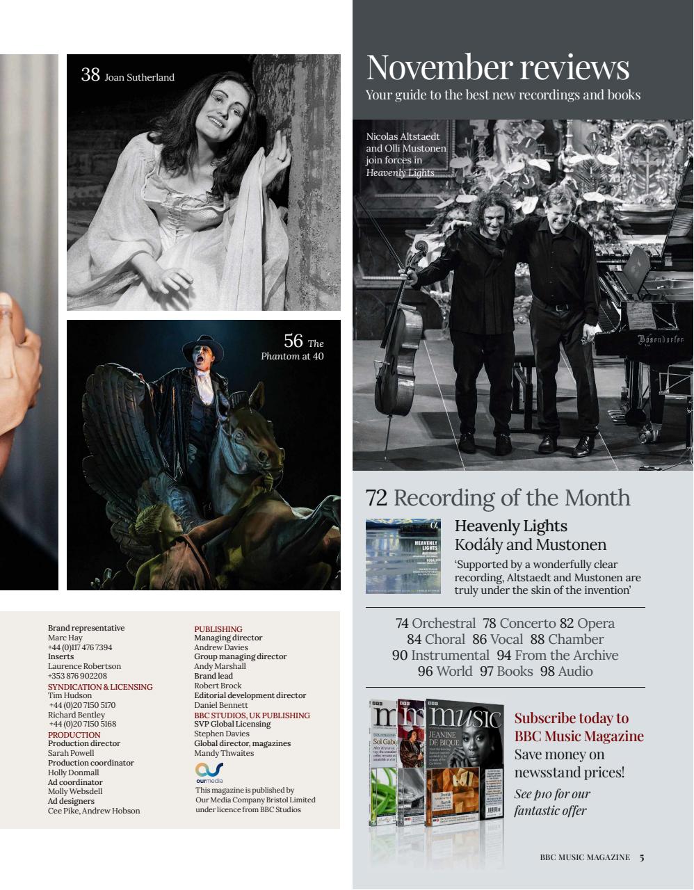 BBC Music Magazine Preview Pages