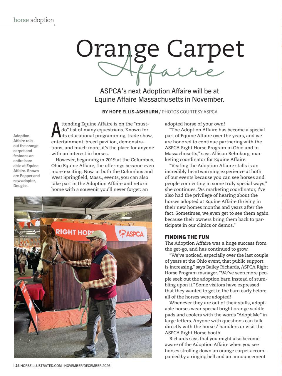 Horse Illustrated Magazine Preview Pages