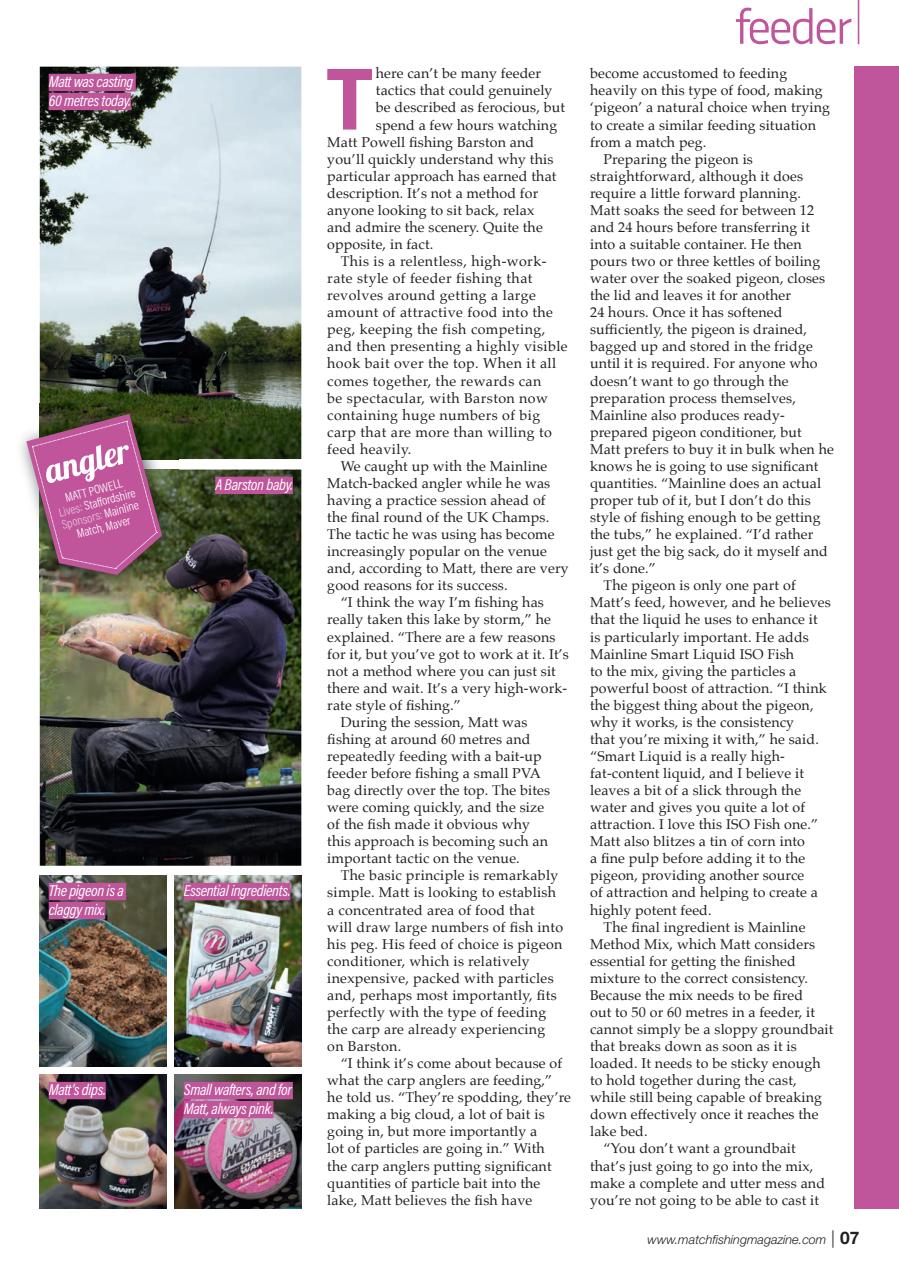 Match Fishing Preview Pages