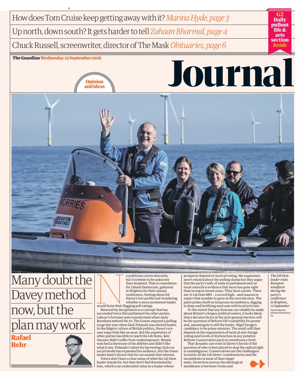 The Guardian Newspaper Preview Pages