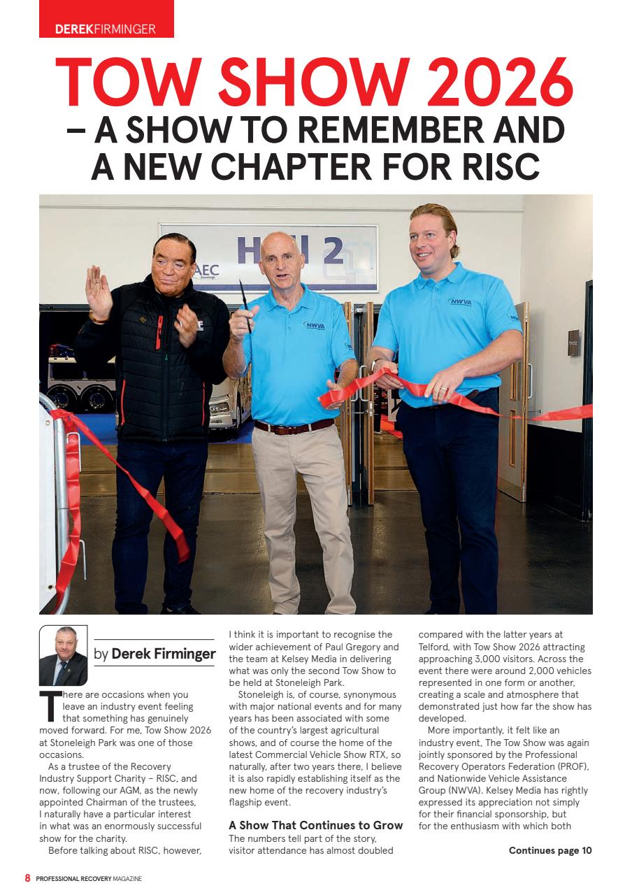 Professional Recovery Magazine Preview Pages