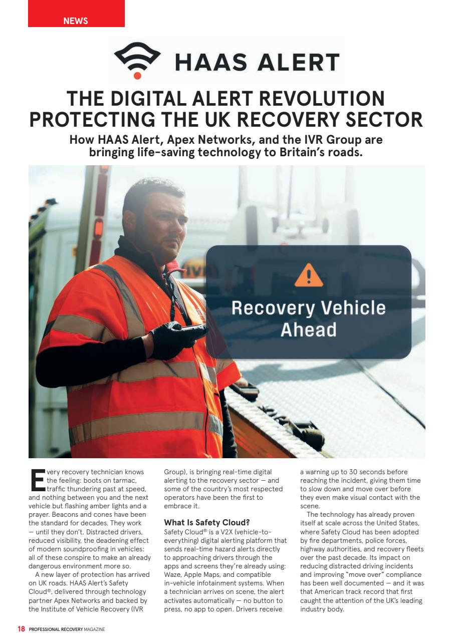 Professional Recovery Magazine Preview Pages