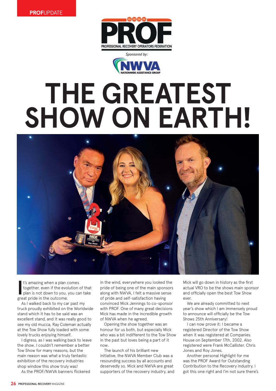 Professional Recovery Magazine Preview Pages