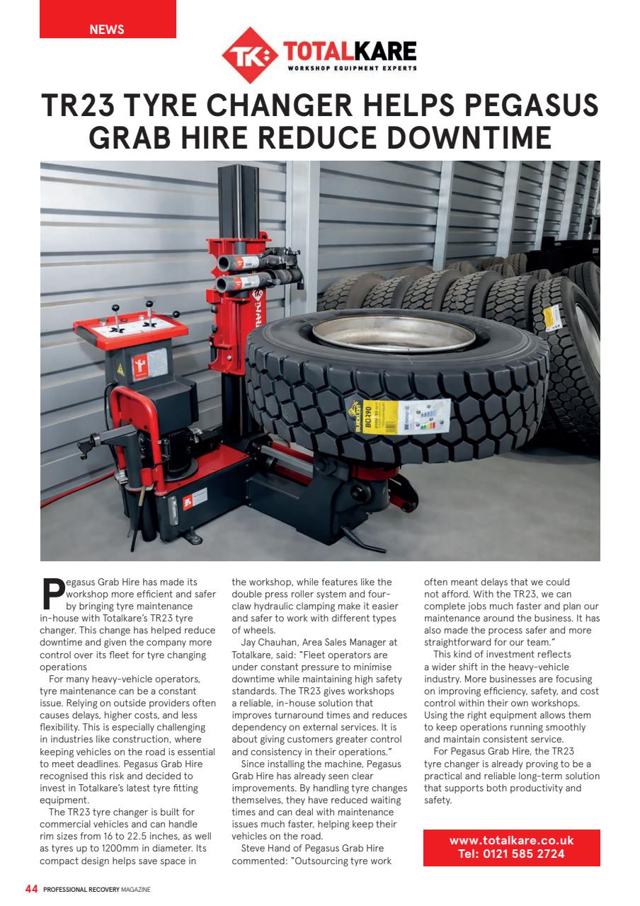 Professional Recovery Magazine Preview Pages