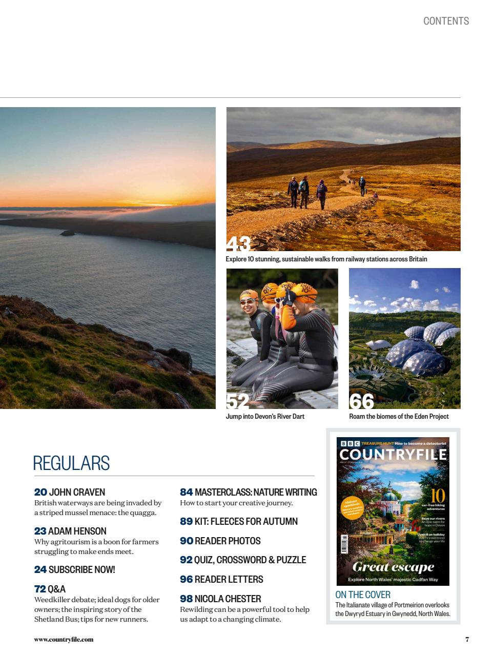 BBC Countryfile Magazine Preview Pages