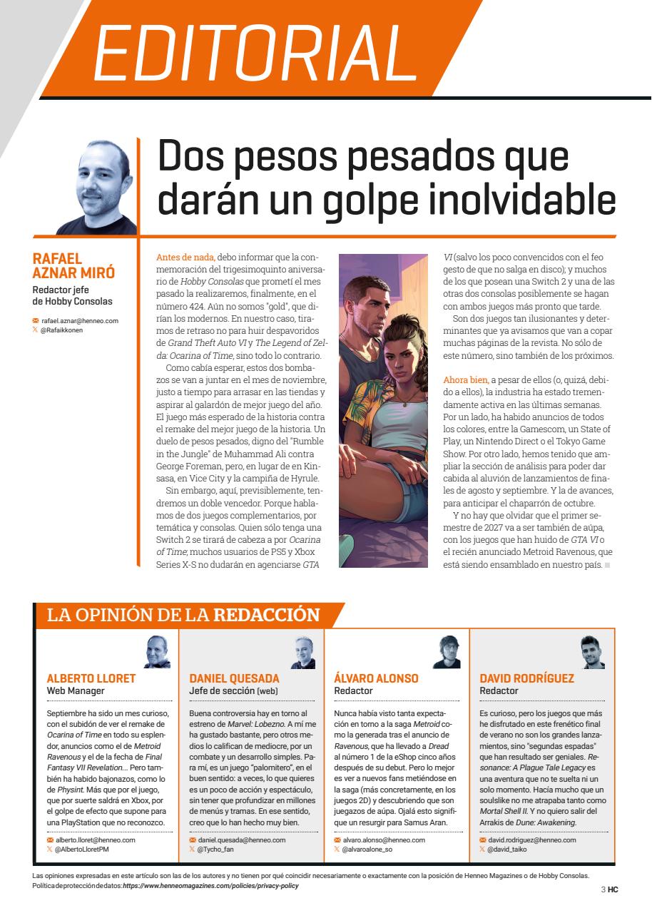 Hobby Consolas Preview Pages