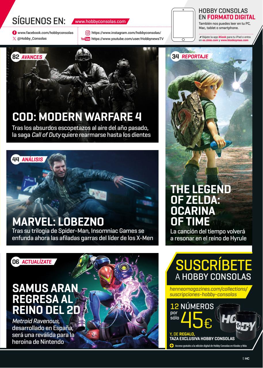 Hobby Consolas Preview Pages
