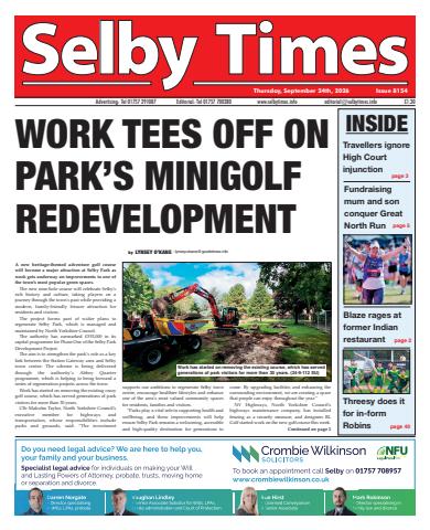 Selby Times issue September 24th 2026