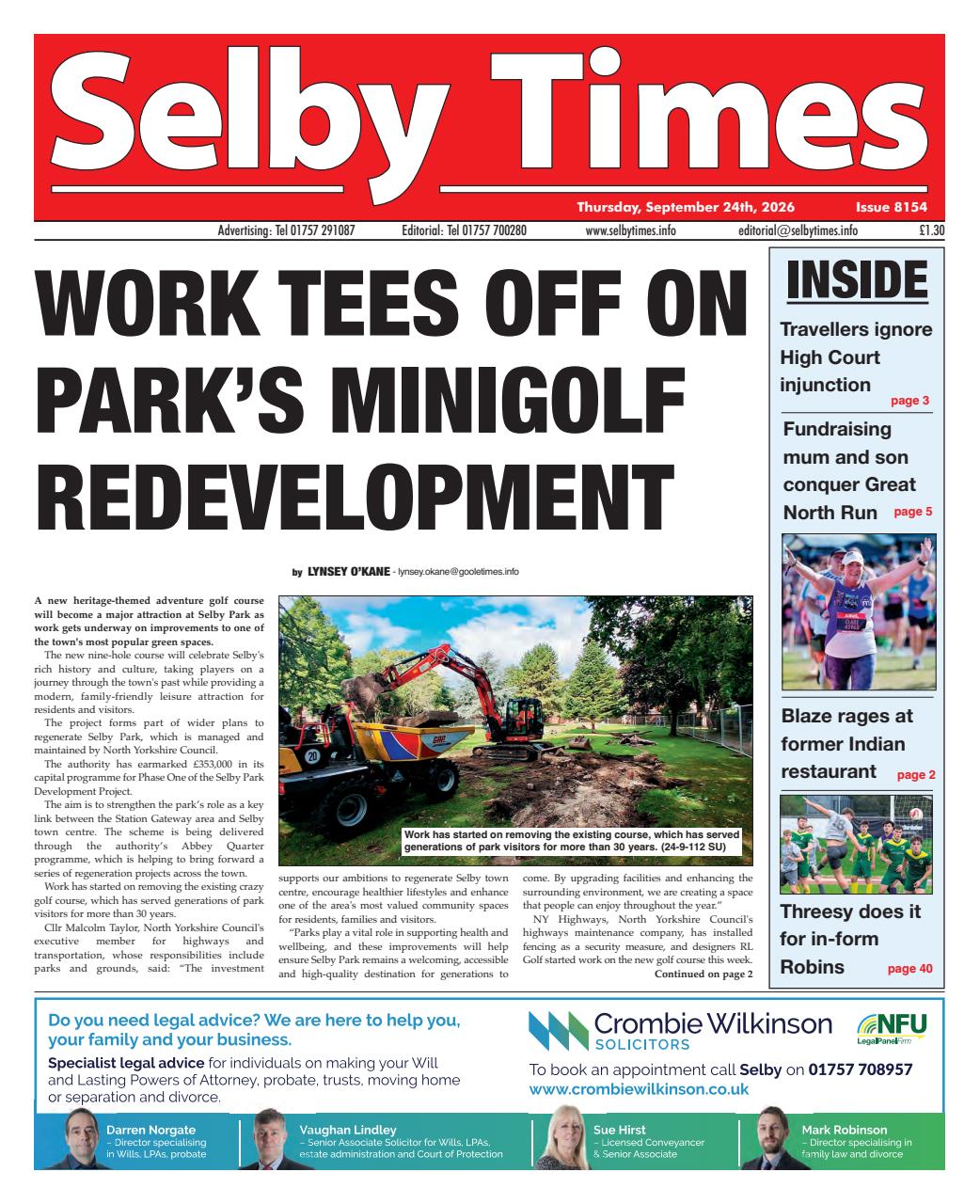 Selby Times Preview Pages