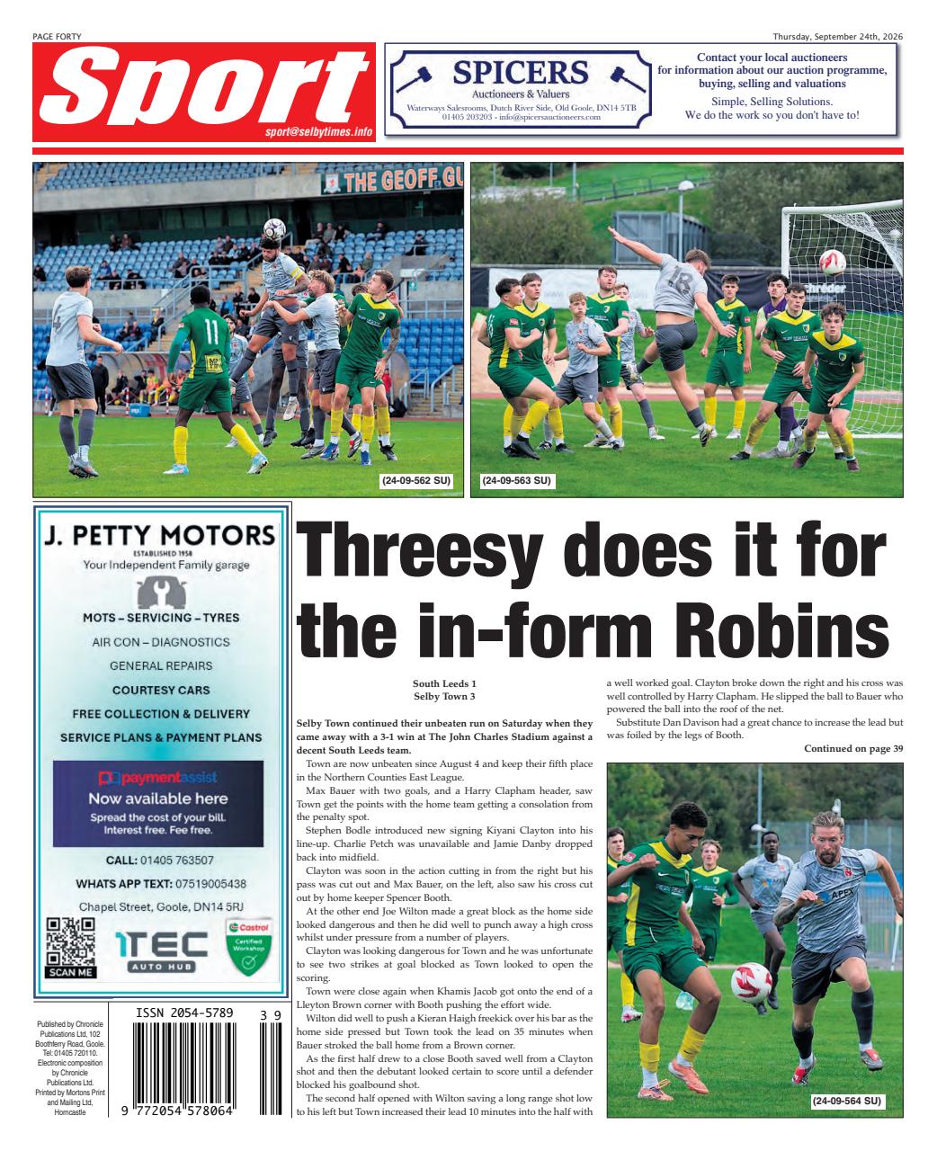 Selby Times Preview Pages