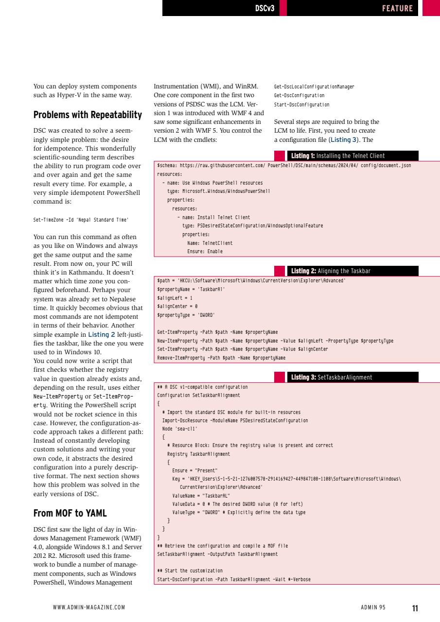 ADMIN Magazine Preview Pages