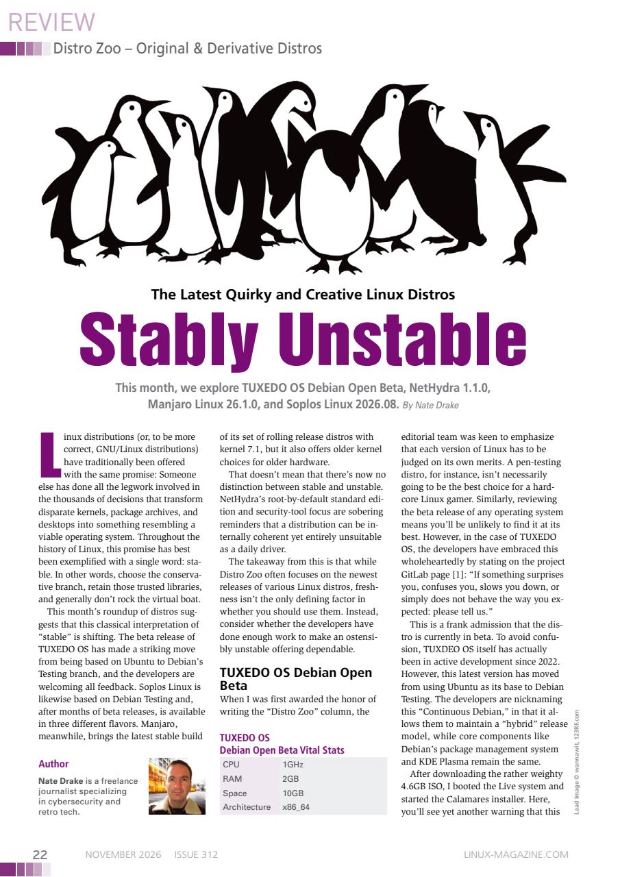 Linux Magazine Preview Pages