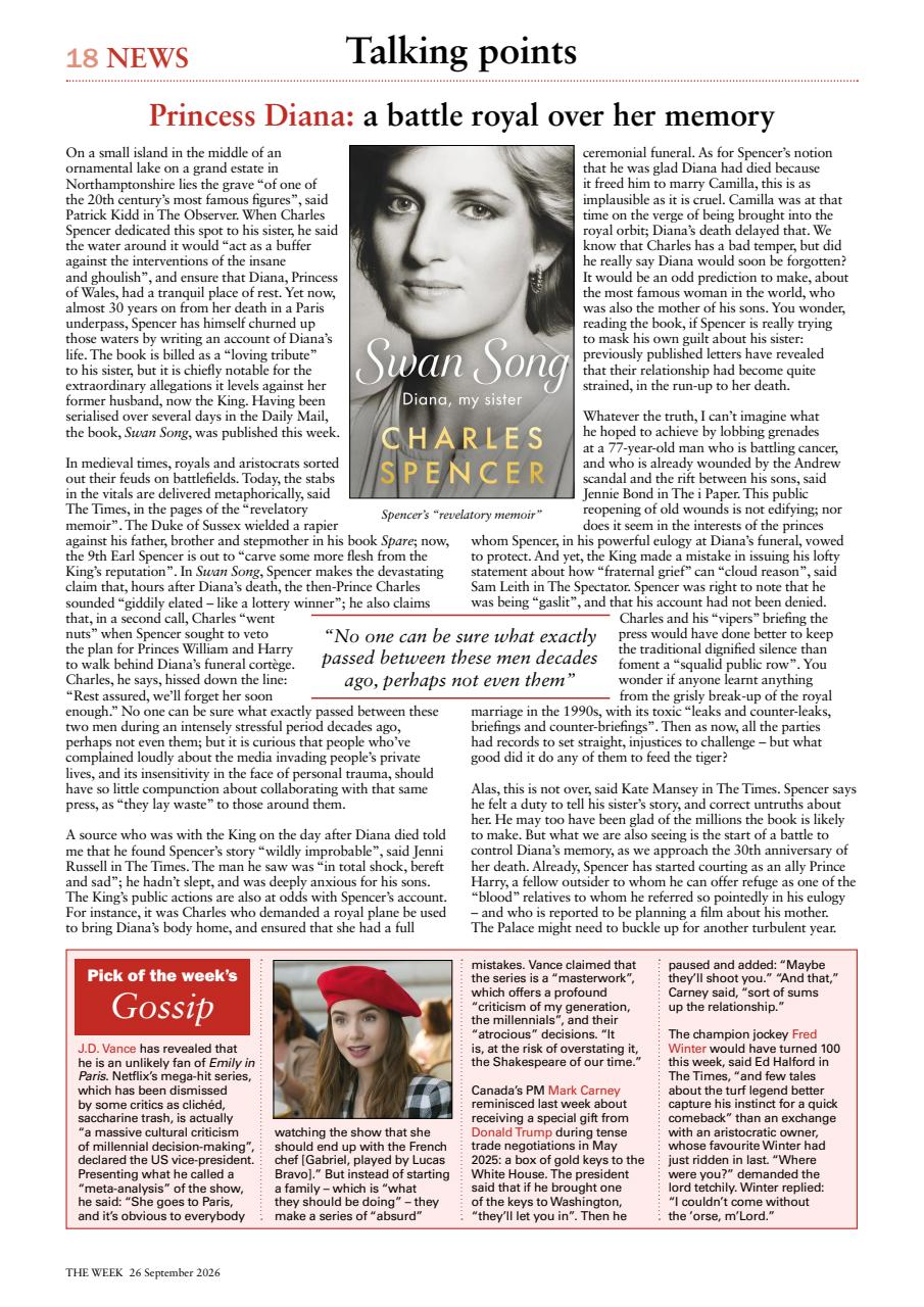 The Week Preview Pages