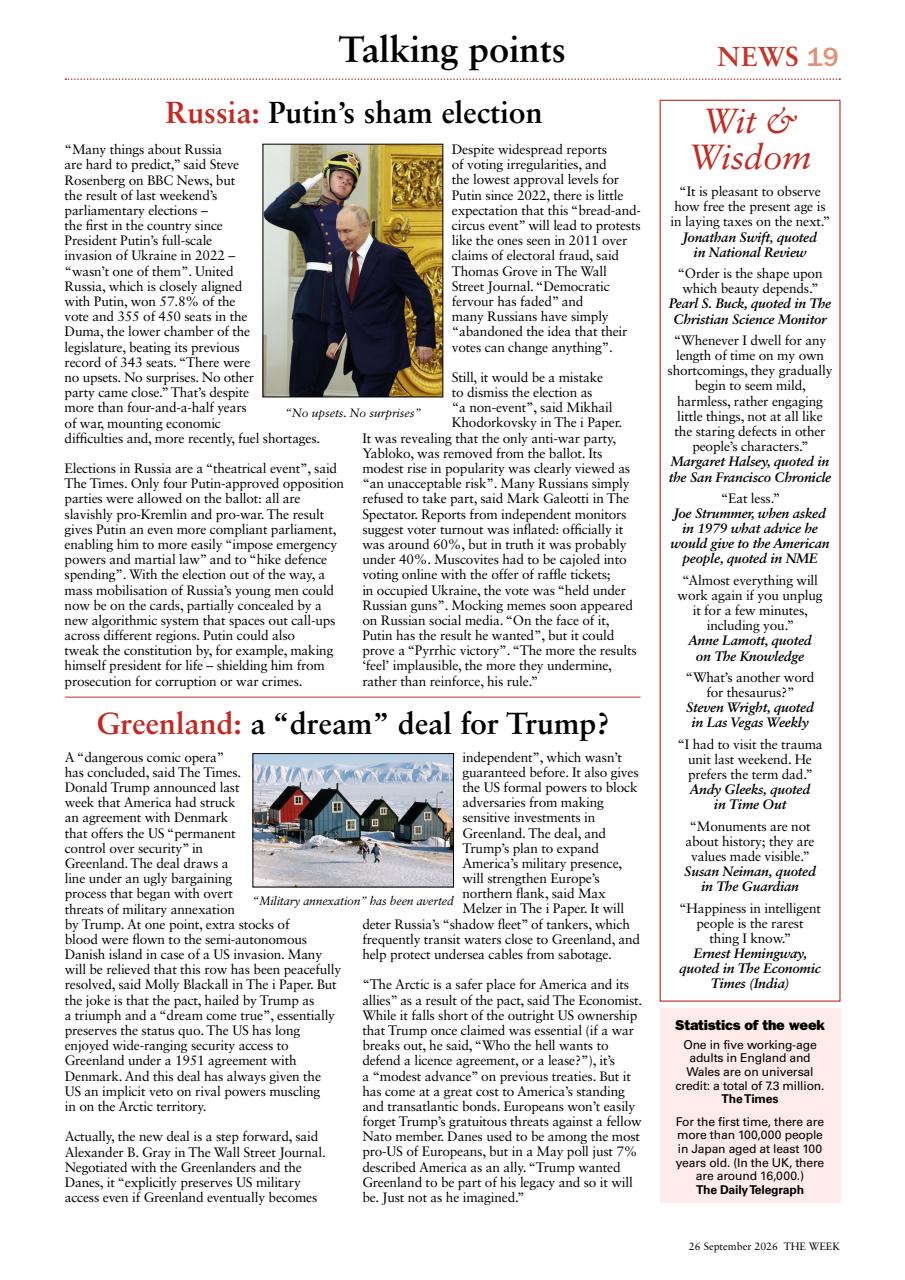 The Week Preview Pages