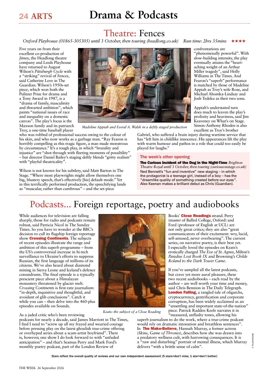 The Week Preview Pages