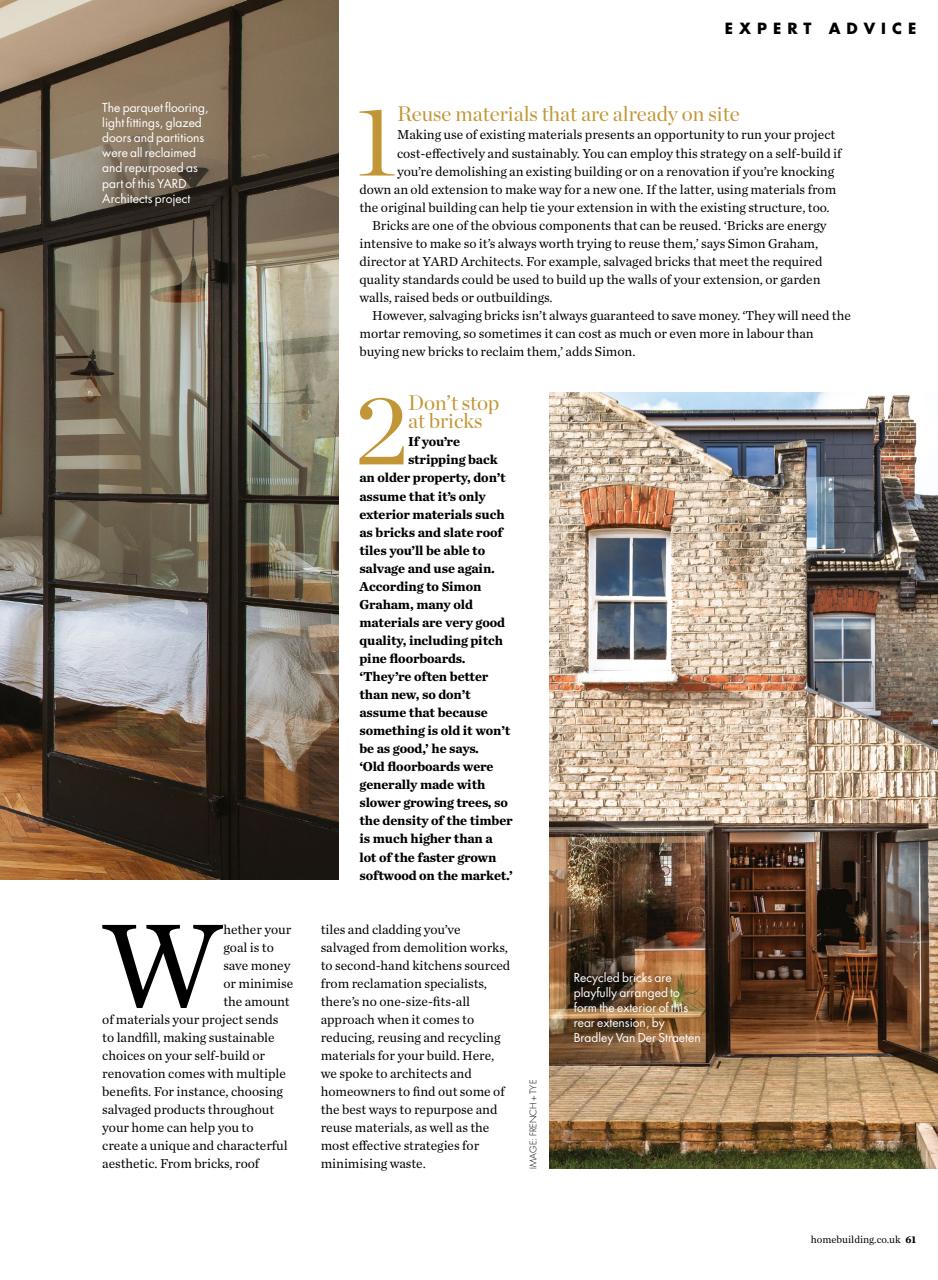 Homebuilding & Renovating Magazine Preview Pages
