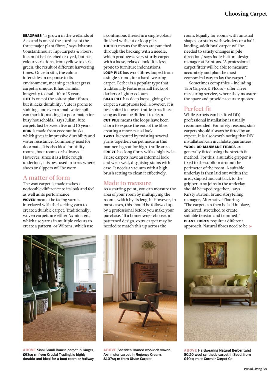 Period Living Magazine Preview Pages