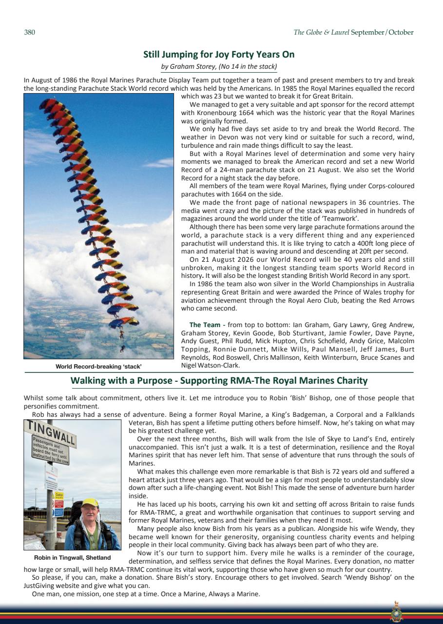 Globe & Laurel Preview Pages