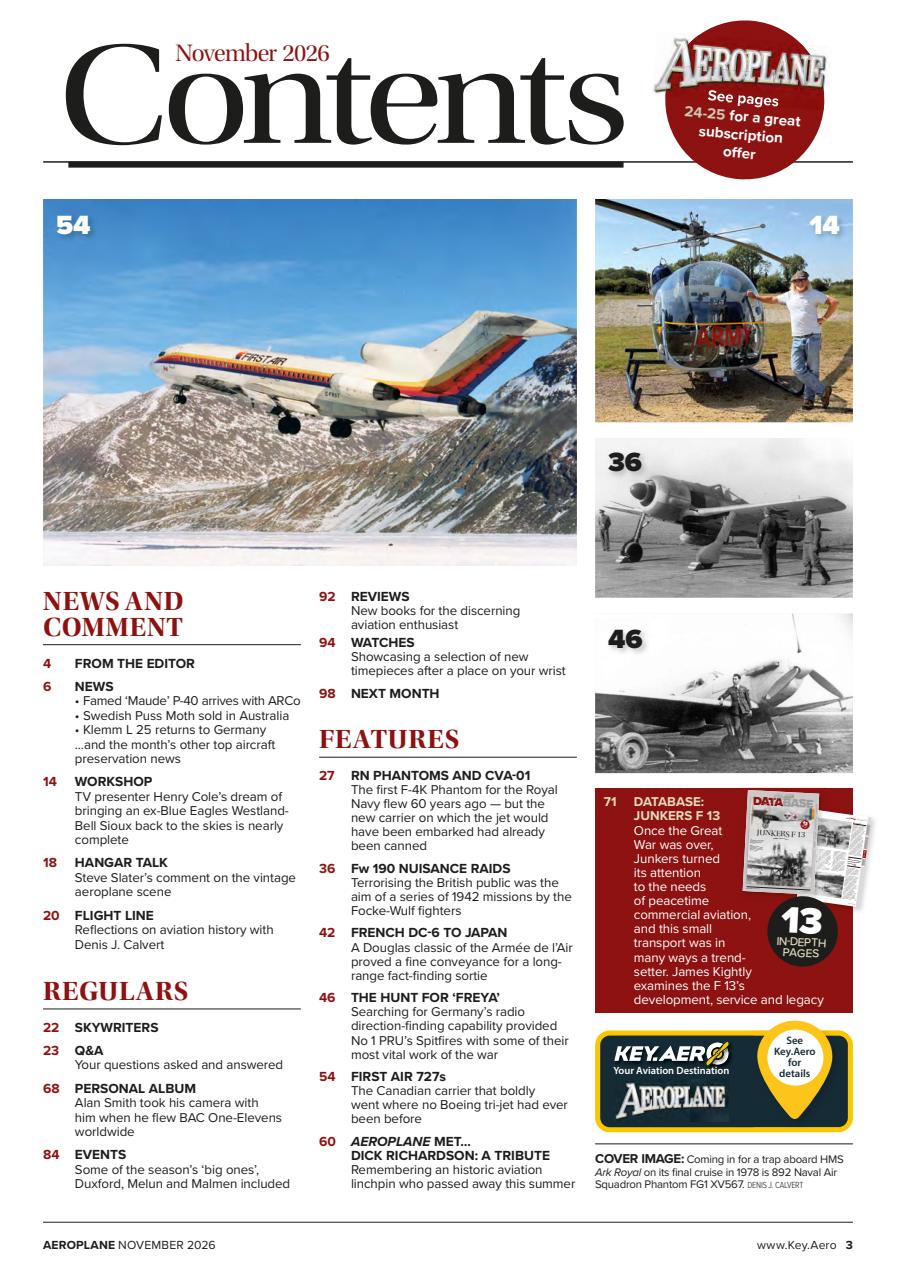 Aeroplane Preview Pages