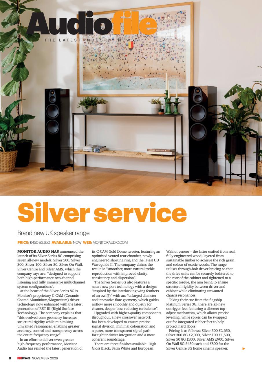 Hi-Fi Choice Preview Pages
