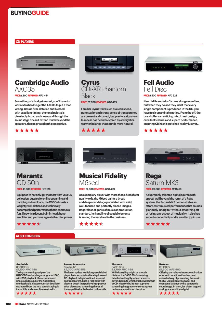 Hi-Fi Choice Preview Pages